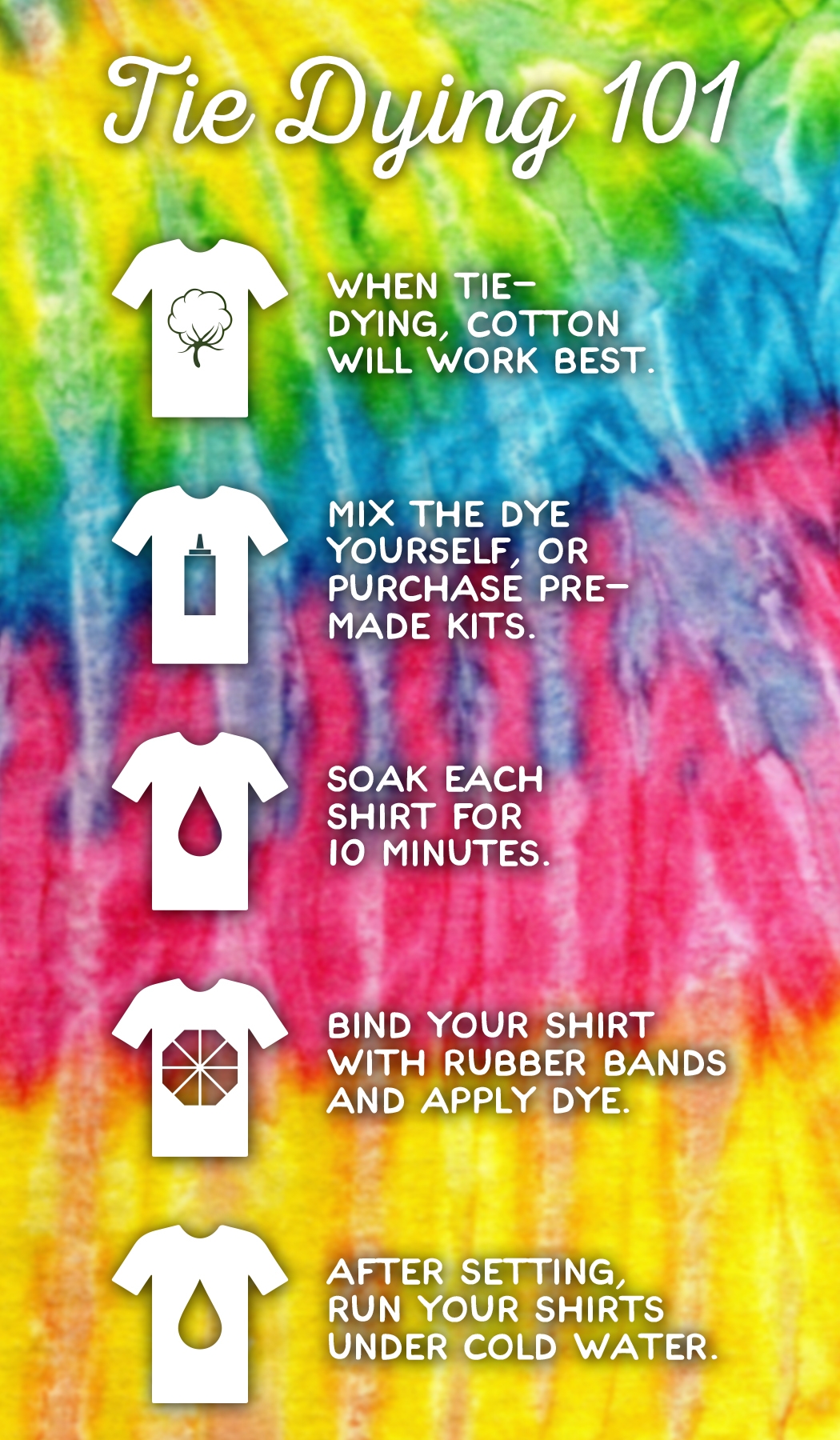 Tie Dye Care Instructions Printable Tie Dye Care Instructions Printable