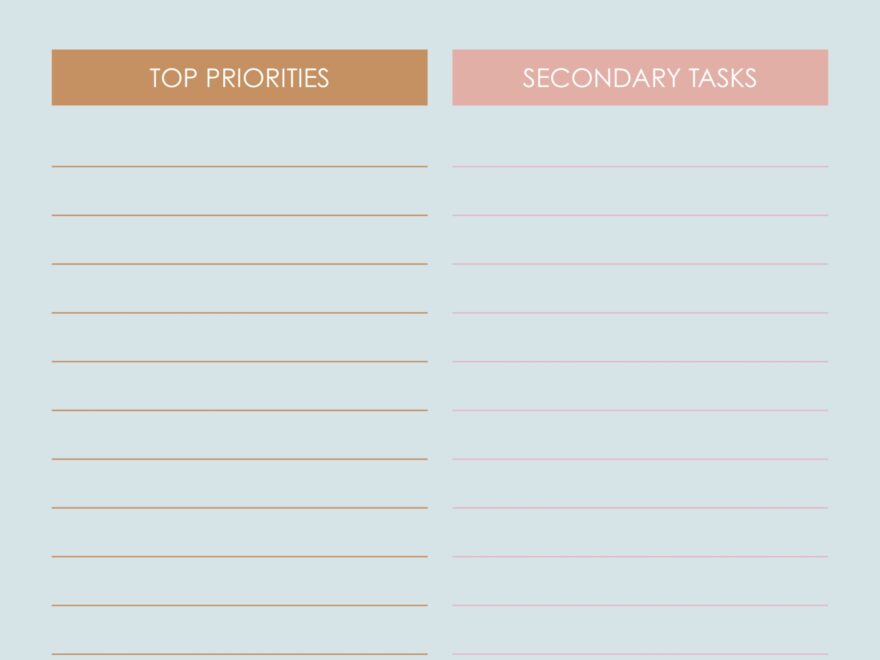 To Do Lists 31 FREE Printables Printabulls