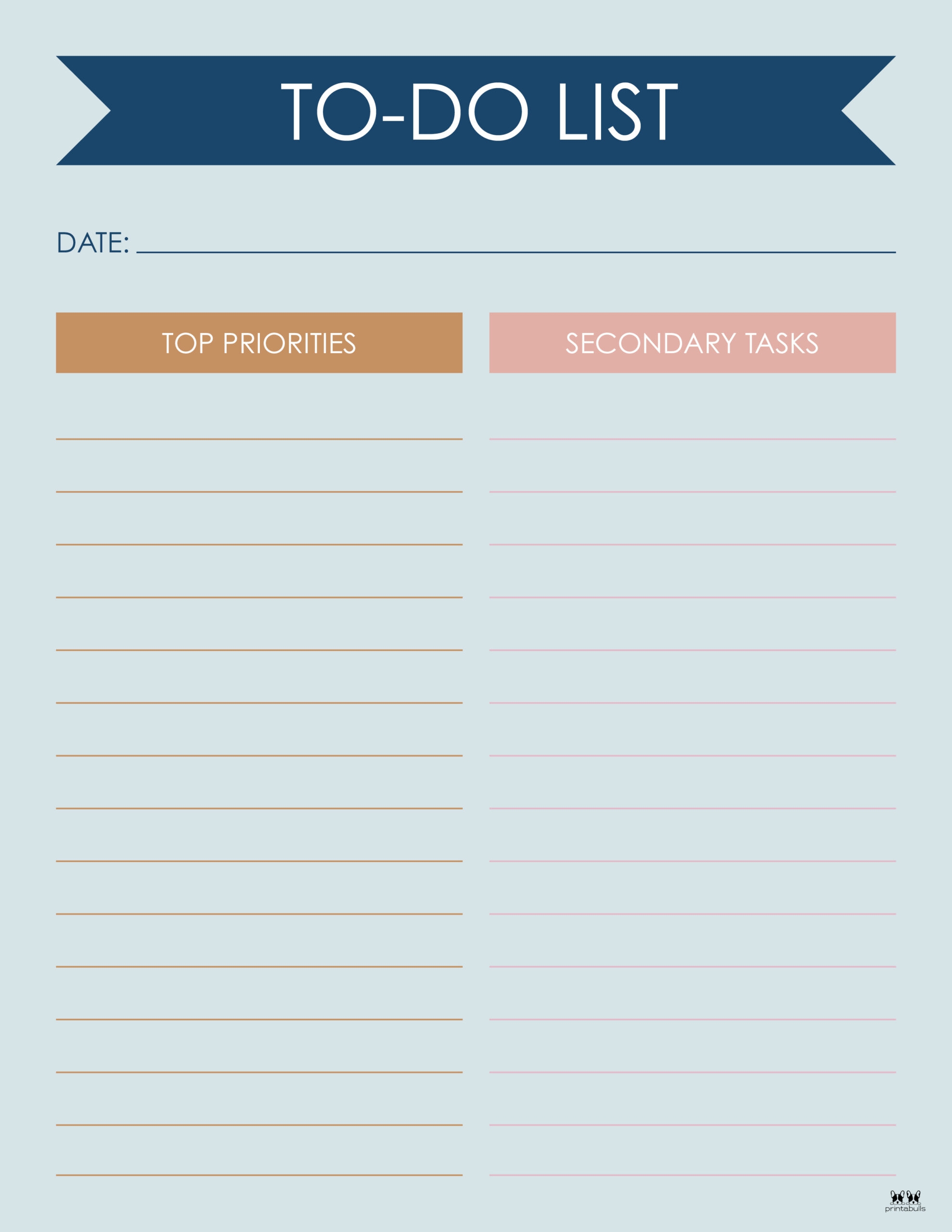 To Do Lists 31 FREE Printables Printabulls