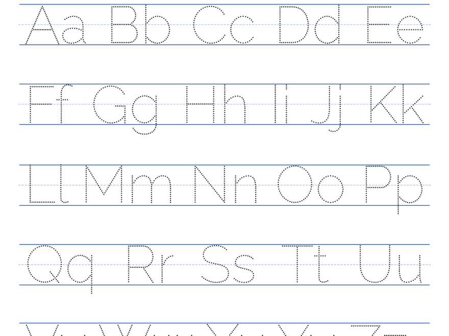 Tracing Letters 25 Free PDF Printables Printablee
