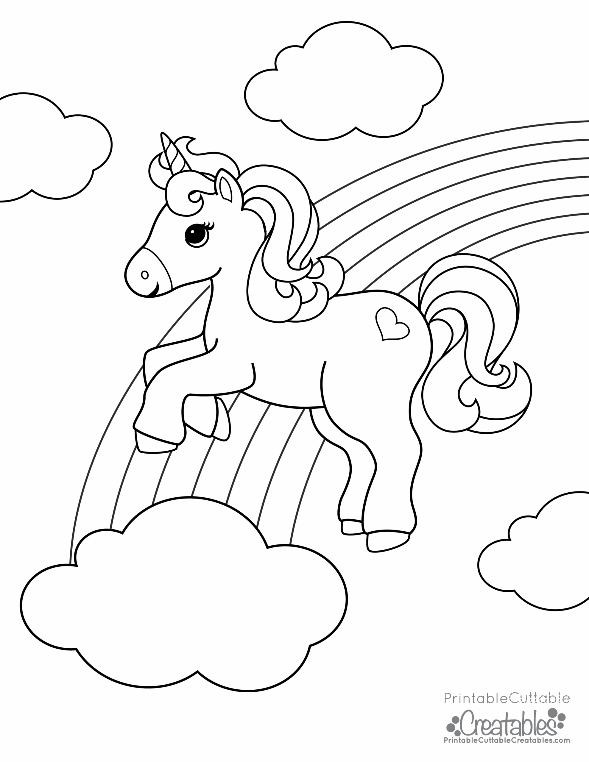 Unicorns Coloring Pages Free Web Unicorn Pegasus Coloring Pages 