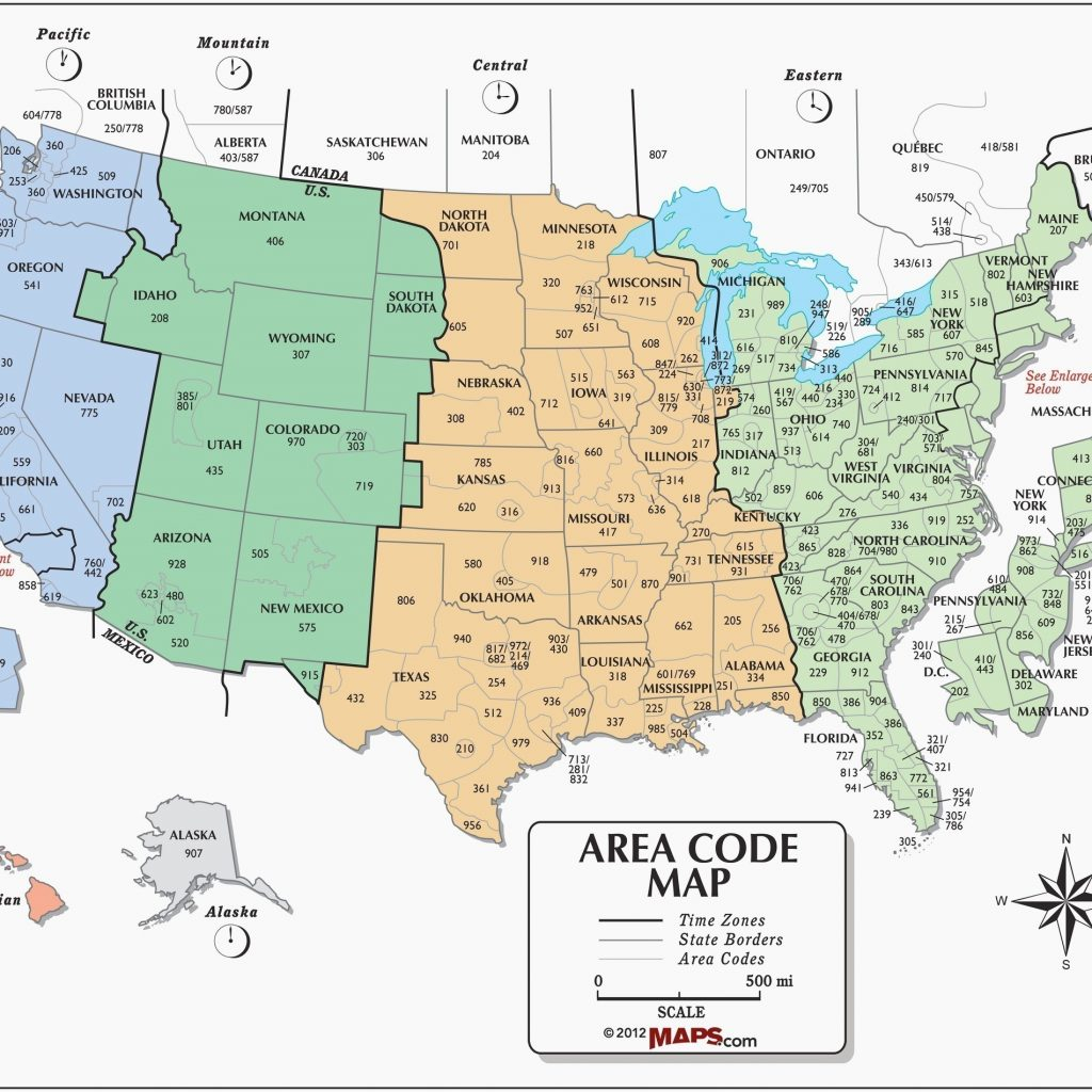 United States Map With Time Zones Printable Free Printable Download