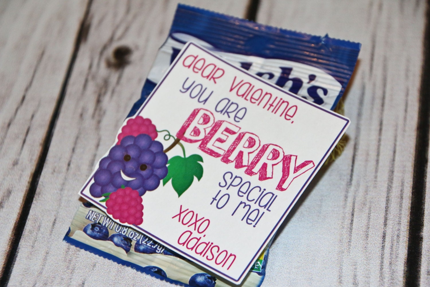 Valentine Printable You Are BERRY SPECIAL To Me Instant Etsy