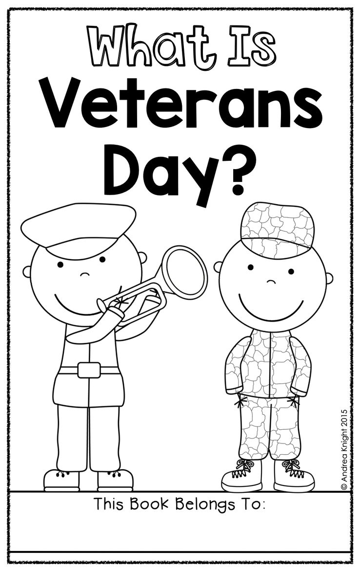 Veterans Day A U S Holiday Book For First And Second Grade Social 