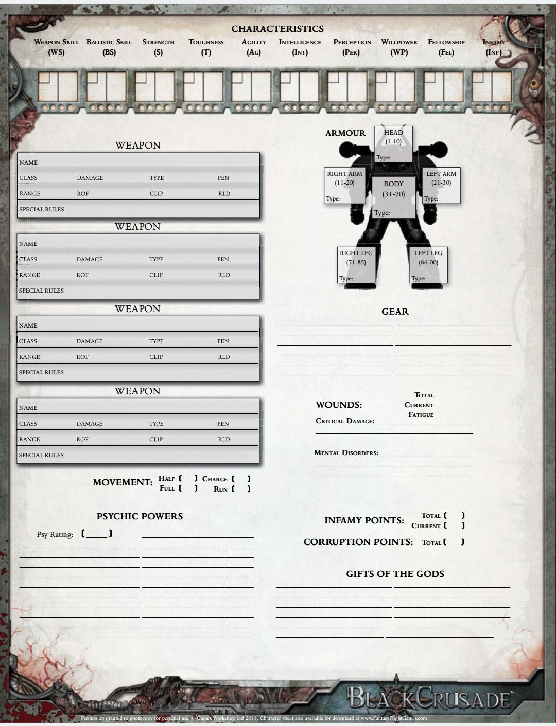 Warhammer 40 000 Roleplay Black Crusade 2 Warhammer Crusade Roleplay