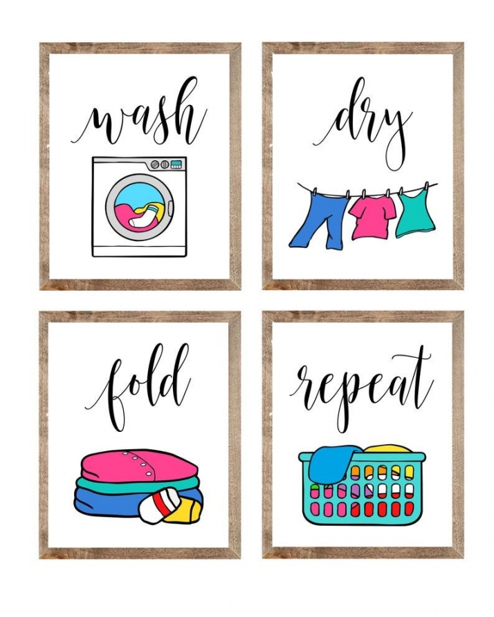 Wash Dry Fold Repeat Free Printable FREE Printable A Z