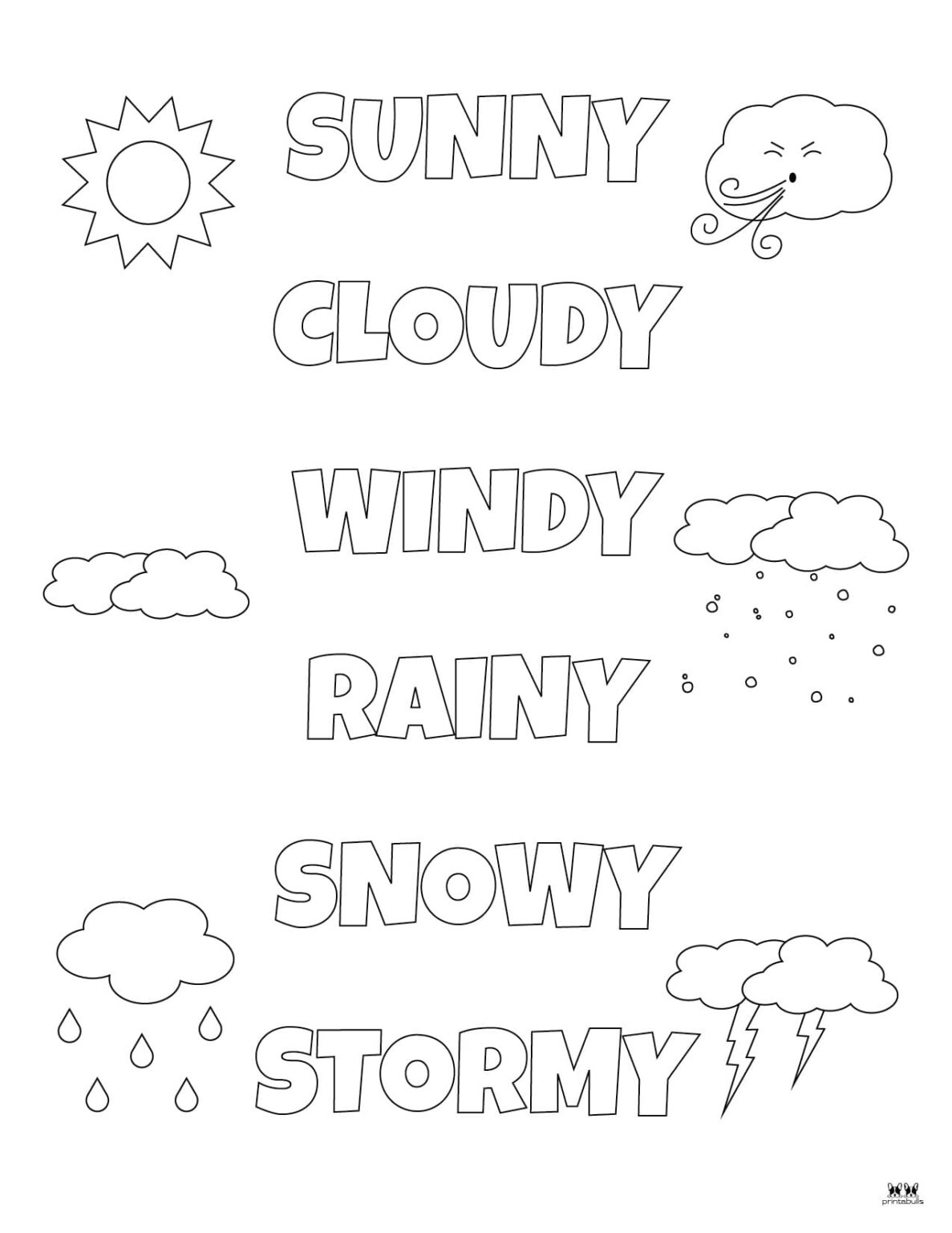 Free Printable Weather Worksheets For Preschoolers