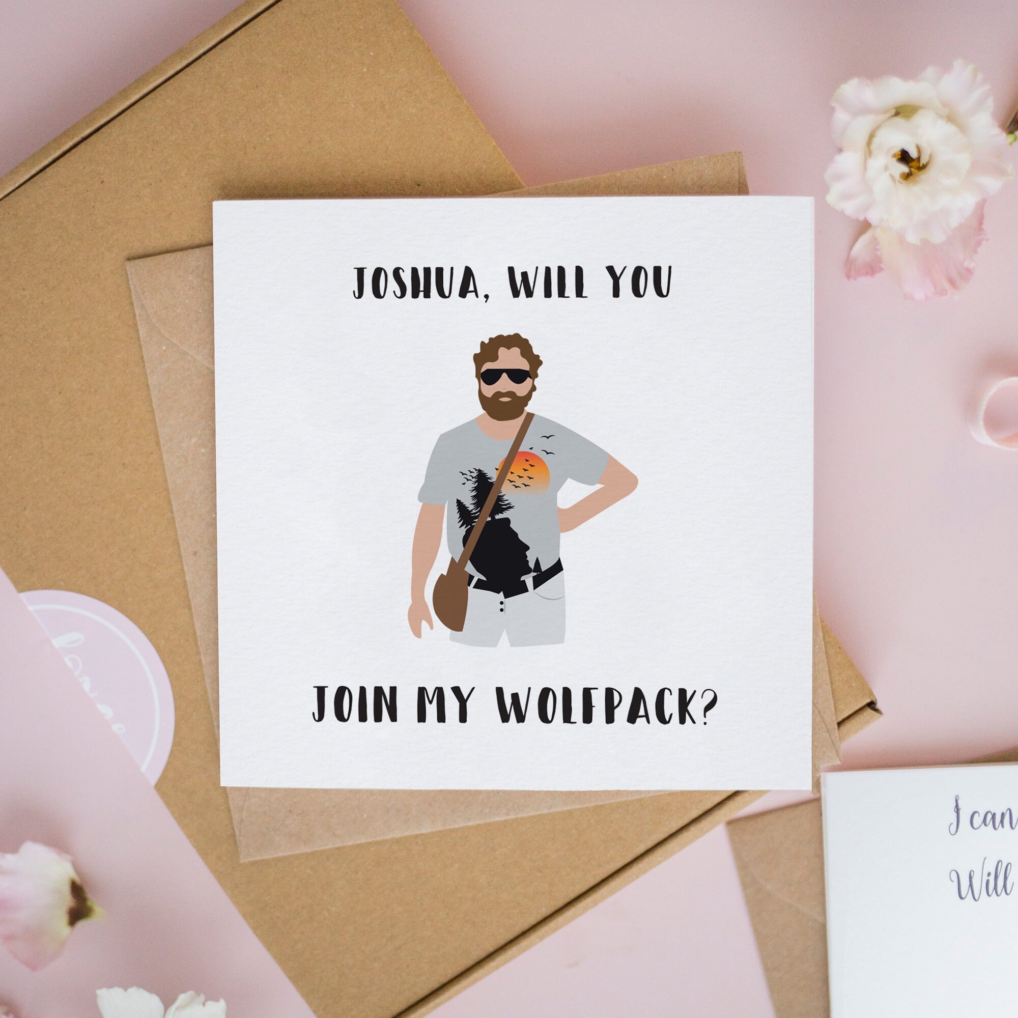 Will You Join My Wolfpack Will You Be My Best Man Cards Etsy