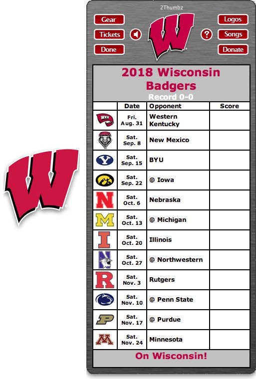 Wisconsin Badger Football Schedule 2025 Naja M Mortensen Wisconsin Badger Football Schedule 2025 Naja M Mortensen