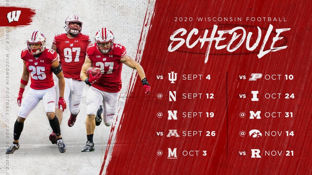Wisconsin Badger Football Schedule Printable Wisconsin Badger Football Schedule Printable