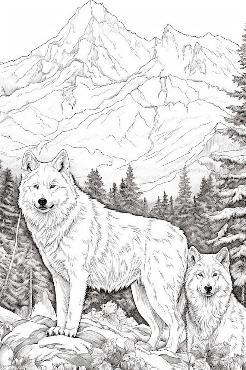 Wolf Mask Coloring Page Free Printable Coloring Pages Vrogue co