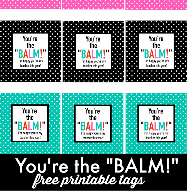 You 39 re The Balm Teacher Free Printable