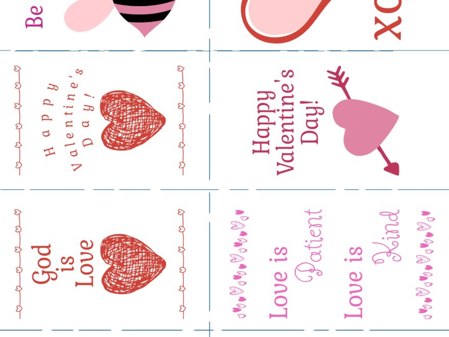You Make My Heart Happy Printable Valentines Valentines Valentines