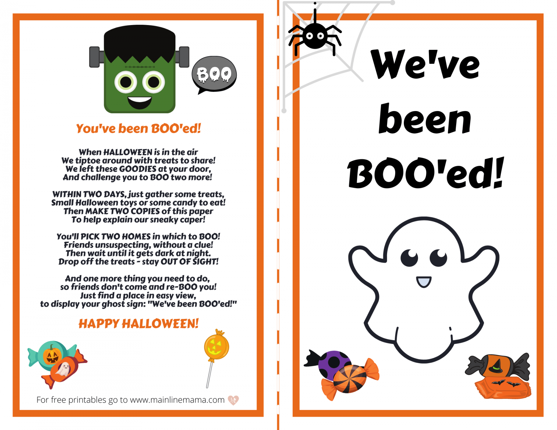 YouVe Been Booed Free Printables