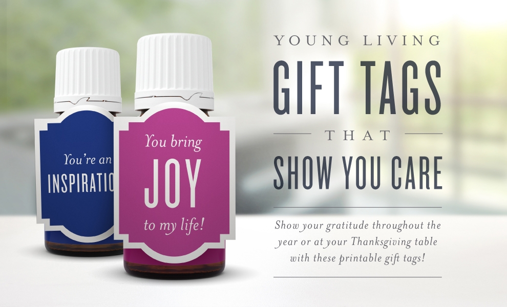 Young Living Printable Gift Tags